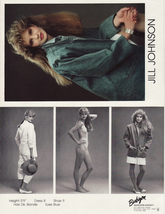 First Comp Card, Age 16 (BIG hair–yikes!)