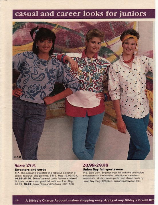 Sibley's Shoot, Age 17 (Scary 80s Fashion!)